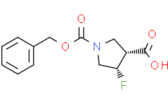 cis-1-[(benzyloxy)carbonyl]-4-fluoropyrrolidine-3-carboxylic acid