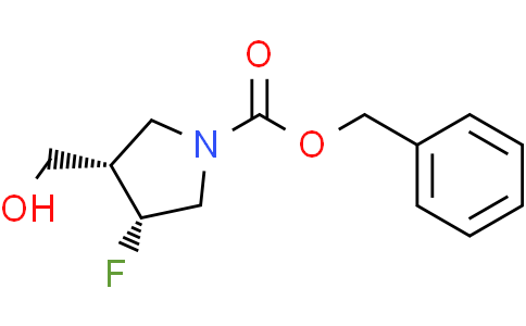 benzyl cis-3-fluoro-4-(hydroxymethyl)pyrrolidine-1-carboxylate