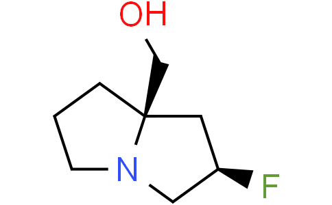 ((2R,7aR)-2-Fluorotetrahydro-1H-pyrrolizin-7a(5H)-yl)methanolCas:2454490-66-3