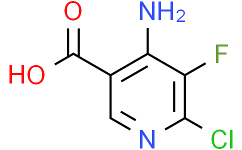 4-amino-6-chloro-5-fluoro-pyridine-3-carboxylic acid