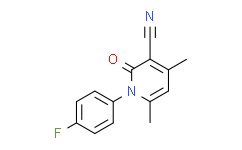 1-(4-氟苯基)-2-氧代-4，6-二甲基-1，2-二氢吡啶-3-甲腈,≥97%
