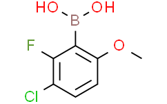 (3-chloro-2-fluoro-6-methoxyphenyl)boronic acid