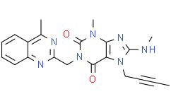 7-(丁-2-炔-1-基)-3-甲基-8-(甲基氨基)-1-((4-甲基喹唑啉-2-基)甲基)-1H-嘌呤-2,6-(3H,7H)-二酮(利格列汀杂质)