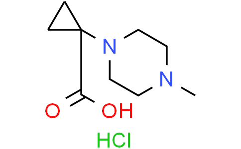 1-(4-methylpiperazin-1-yl)cyclopropanecarboxylic acid dihydrochloride