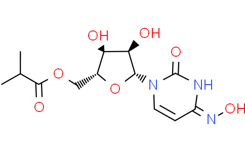 (2R,3S,4R,5R)-3,4-dihydroxy-5-[(4Z)-4-hydroxyimino-2-oxo-pyrimidin-1-yl]tetrahydrofuran-2-yl]methyl 2-methylpropanoate