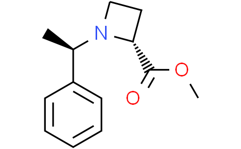 methyl (2R)-1-[(1R)-1-phenylethyl]azetidine-2-carboxylate