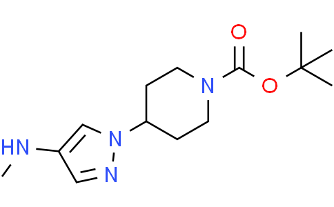 tert-butyl 4-[4-(methylamino)pyrazol-1-yl]piperidine-1-carboxylate