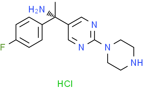 (S)-1-(4-氟苯基)-1-(2-(哌嗪-1-基)嘧啶-5-基)乙胺盐酸盐