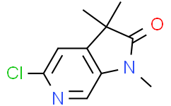 5-氯-1,3-二氢-1,3,3-三甲基-2H-吡咯并[2,3-c]吡啶-2-酮