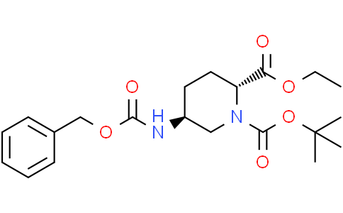 1-tert-butyl O2-ethyl (2R,5S)-5-(benzyloxycarbonylamino)piperidine-1,2-dicarboxylate