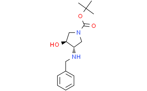tert-butyl (3S,4S)-3-(benzylamino)-4-hydroxypyrrolidine-1-carboxylate