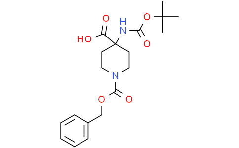 1-[(benzyloxy)carbonyl]-4-{[(tert-butoxy)carbonyl]amino}piperidine-4-carboxylic acid
