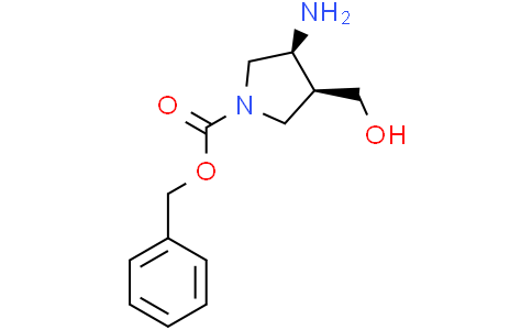 benzyl cis-3-amino-4-(hydroxymethyl)pyrrolidine-1-carboxylate