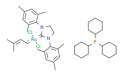 二氯[1，3-双(2，4，6-三甲基苯基)-2-咪唑烷亚基](3-甲基-2-亚丁烯基)(三环己基膦)钌(II),97%