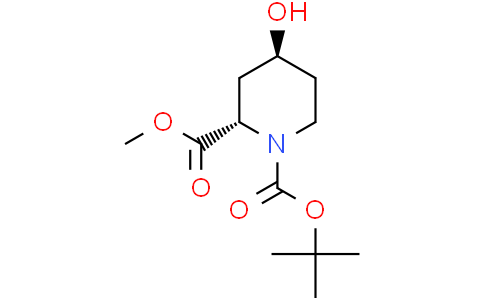 1-tert-butyl 2-methyl (2S,4S)-4-hydroxypiperidine-1,2-dicarboxylate