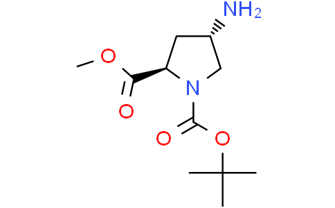 1-tert-butyl 2-methyl (2R,4S)-4-aminopyrrolidine-1,2-dicarboxylate