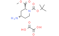 O1-tert-butyl O2-methyl (2R,4S)-4-aminopiperidine-1,2-dicarboxylate;oxalic acid