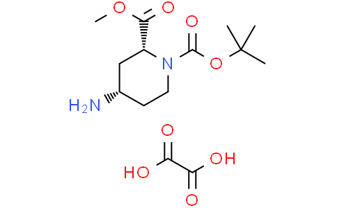1-tert-butyl O2-methyl (2R,4S)-4-aminopiperidine-1,2-dicarboxylate oxalic acid