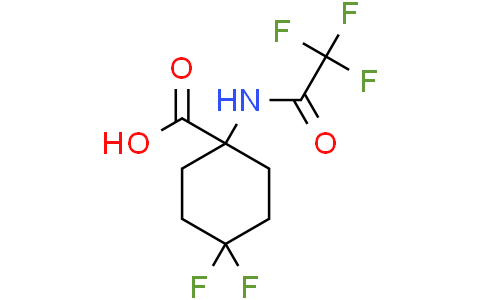 4,4-difluoro-1-[(2,2,2-trifluoroacetyl)amino]cyclohexanecarboxylic acid