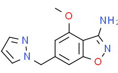 4-methoxy-6-(pyrazol-1-ylmethyl)-1,2-benzoxazol-3-amine