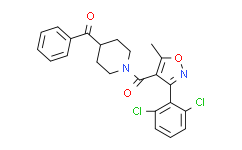 (4-苯甲酰基哌啶-1-基)(3-(2，6-二氯苯基)-5-甲基异恶唑-4-基)甲酮,95%
