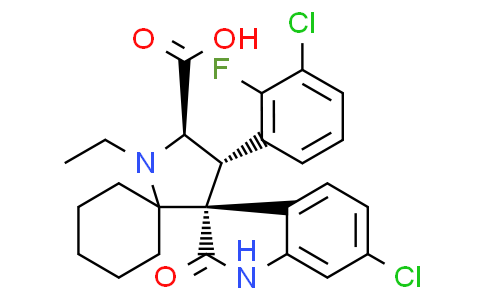 (3'R,4'S,5'R)-6''-氯-4'-(3-氯-2-氟苯基)-1'-乙基-2''-氧代二螺[环己烷-1,2'-吡咯烷-3',3''-二氢吲哚]-5'-羧酸