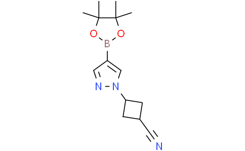 3-[4-(4,4,5,5-tetramethyl-1,3,2-dioxaborolan-2-yl)pyrazol-1-yl]cyclobutanecarbonitrile