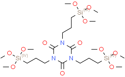 1,3,5-Triazine-2,4,6(1H,3H,5H)-trione, 1,3,5-tris[3-(trimethoxysilyl)propyl]-Cas:26115-70-8