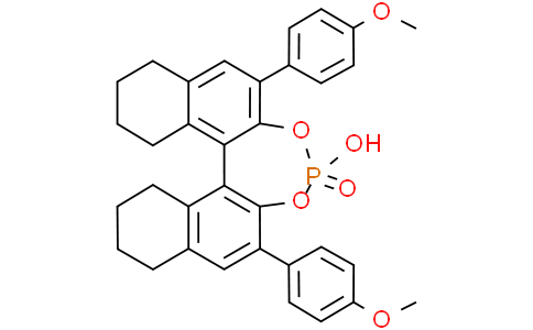 (11bS)-4-Hydroxy-2,6-bis(4-methoxyphenyl)-8,9,10,11,12,13,14,15-octahydrodinaphtho[2,1-d:1',2'-f][1,3,2]dioxaphosphepine 4-oxideCas:2635339-85-2