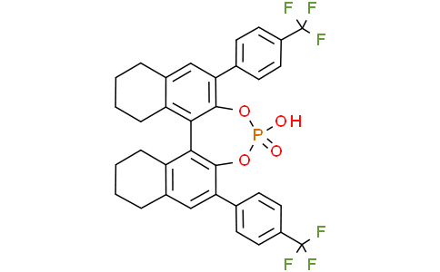 (11bS)-4-Hydroxy-2,6-bis(4-(trifluoromethyl)phenyl)-8,9,10,11,12,13,14,15-octahydrodinaphtho[2,1-d:1',2'-f][1,3,2]dioxaphosphepine 4-oxideCas:2635339-84-1