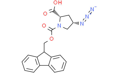 (2S,4S)-4-azido-1-(9H-fluoren-9-ylmethoxycarbonyl)pyrrolidine-2-carboxylic acid