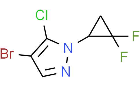 4-bromo-5-chloro-1-(2,2-difluorocyclopropyl)pyrazole