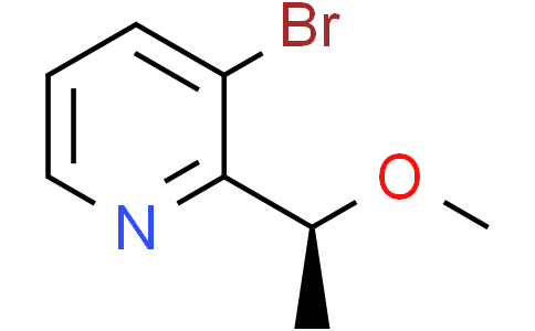 3-bromo-2-[(1S)-1-methoxyethyl]pyridine