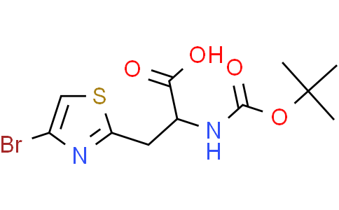 (2S)-3-(4-溴噻唑-2-基)-2-(叔丁氧羰基)氨基)丙酸