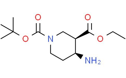 1-tert-butyl O3-ethyl cis-4-aminopiperidine-1,3-dicarboxylate