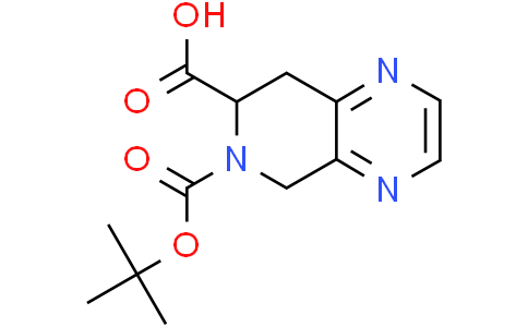 6-[(tert-butoxy)carbonyl]-5H,6H,7H,8H-pyrido[3,4-b]pyrazine-7-carboxylic acid