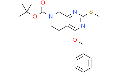 tert-butyl 4-benzyloxy-2-methylsulfanyl-6,8-dihydro-5H-pyrido[3,4-d]pyrimidine-7-carboxylate