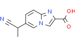 6-(1-cyanoethyl)imidazo[1,2-a]pyridine-2-carboxylic acid