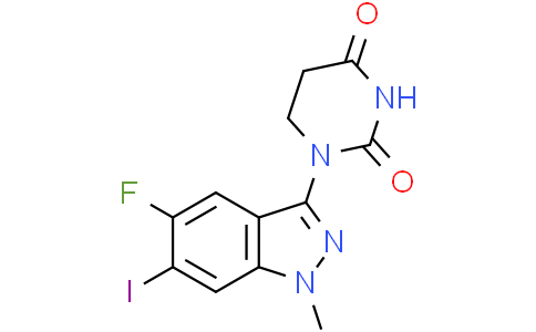 1-(5-氟-6-碘-1-甲基-1H-吲唑-3-基)二氢嘧啶-2,4(1H,3H)-二酮