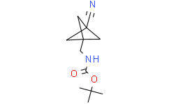 tert-butyl N-[(3-cyano-1-bicyclo[1.1.1]pentanyl)methyl]carbamate