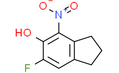 6-氟-4-硝基-2,3-二氢-1H-茚-5-醇