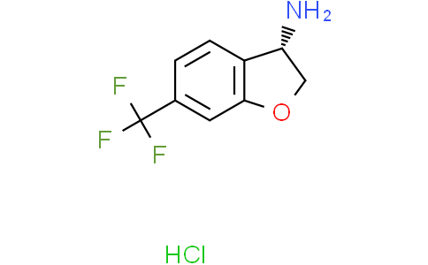 (3S)-6-(trifluoromethyl)-2,3-dihydrobenzofuran-3-amine;hydrochloride