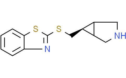 2-[[(rel-(1R,5S,6r)-3-azabicyclo[3.1.0]hexan-6-yl]methylsulfanyl]-1,3-benzothiazole