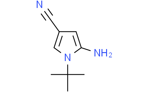 5-amino-1-tert-butyl-1H-pyrrole-3-carbonitrile
