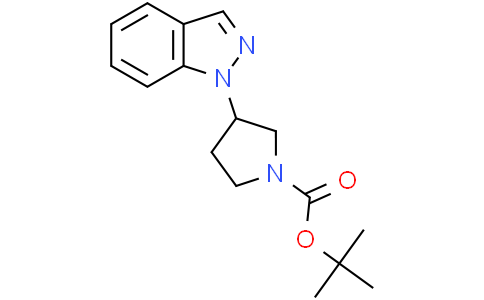 tert-butyl 3-indazol-1-ylpyrrolidine-1-carboxylate