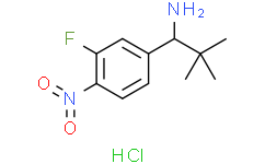 1-(3-氟-4-硝基苯基)-2,2-二甲基丙-1-胺盐酸盐