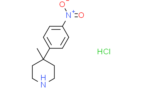 4-methyl-4-(4-nitrophenyl)piperidine hydrochloride