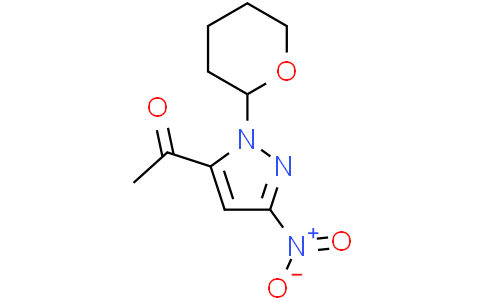 1-(5-nitro-2-tetrahydropyran-2-yl-pyrazol-3-yl)ethanone