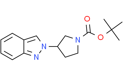 tert-butyl 3-indazol-2-ylpyrrolidine-1-carboxylate