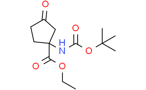 ethyl 1-(tert-butoxycarbonylamino)-3-oxo-cyclopentanecarboxylate